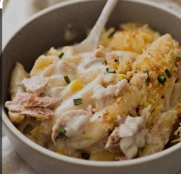Tuna and Corn Pasta Bake